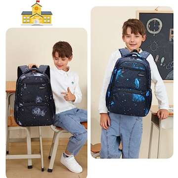 Kids Backpack for Boys Girls Elementary School Backpacks Boys Children Bookbags Primary Kindergarten...