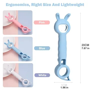 FFUWERG Cute 4-in-1 Bottle Opener for Weak Hands