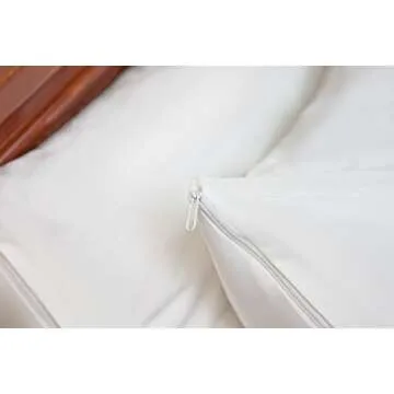 HOSPITOLOGY PRODUCTS Pillow Encasement- Zippered Bed Bug Dust Mite Proof Hypoallergenic - Sleep Defense System - Queen - Waterproof - Set of 2-20" H x 30" W