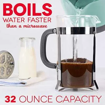 Dash DMC100AQ Express Electric Cooker Hot Pot with Temperature Control for Noodles, Rice, Pasta, Soups, Boiling Water & More, 1.2 L, Aqua