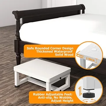 Heavy Duty Non-Slip Wooden Step Stool for Every Household