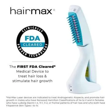 Hairmax Ultima 12 LaserComb for Hair Regrowth | FDA Cleared