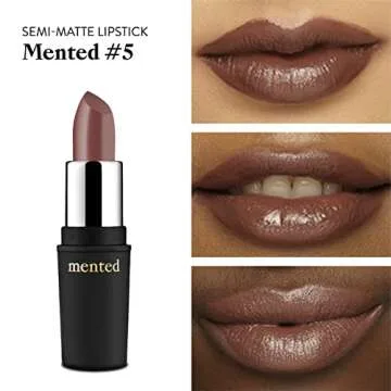 Mented Cosmetics Mented No. 5 Semi Matte Lipstick | Vegan, Paraben-free & Cruelty-free | Universal N...