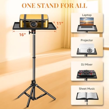 Adjustable Lusweimi Projector Stand Tripod for Versatile Use