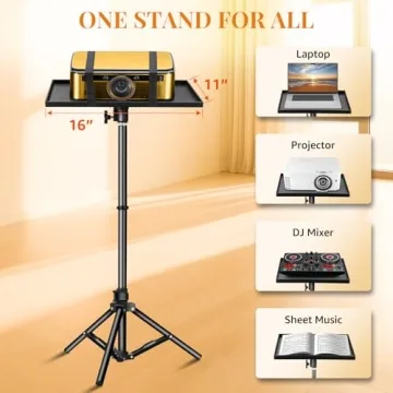 Adjustable Lusweimi Projector Stand Tripod for Versatile Use