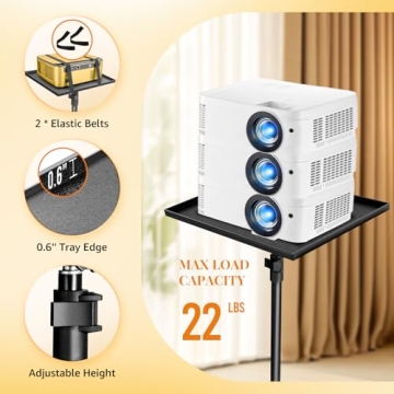 Adjustable Lusweimi Projector Stand Tripod for Versatile Use