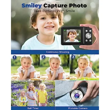 Nsoela FHD 1080P Compact Vlogging Camera for Kids