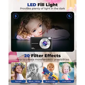 Nsoela FHD 1080P Compact Vlogging Camera for Kids