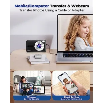 Nsoela FHD 1080P Compact Vlogging Camera for Kids