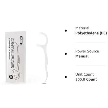 Portable 300 Count Dental Flossers for On-The-Go Care