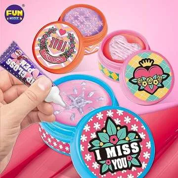 All Natural Lip Balm Kit For Girls, FunKidz Lip Gloss Making Kit For Kids Ages 8-10, 10-12 Girls Gif...