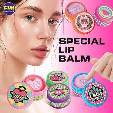 All Natural Lip Balm Kit For Girls, FunKidz Lip Gloss Making Kit For Kids Ages 8-10, 10-12 Girls Gift Makeup Science Lab