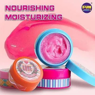 All Natural Lip Balm Kit For Girls, FunKidz Lip Gloss Making Kit For Kids Ages 8-10, 10-12 Girls Gift Makeup Science Lab