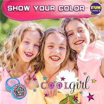 All Natural Lip Balm Kit For Girls, FunKidz Lip Gloss Making Kit For Kids Ages 8-10, 10-12 Girls Gift Makeup Science Lab