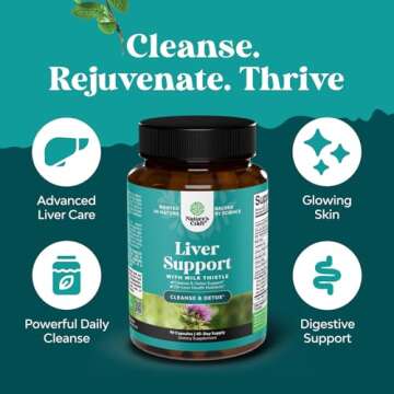 Liver Cleanse Detox & Repair 90 Capsules Herbal Liver Support
