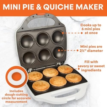 MasterChef Mini Pie Maker for Quick Mini Pies and Quiches