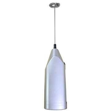 Milk Coffee Frother Electric, Handheld Foam Maker Milk Coffee Whisk Foamer Blender, Drink Mixer Frothing Frother Wand for Coffee, Chocolate, Latte, Capuccino, Milk Tea, Coconut Milk, Keto Diet & Egg