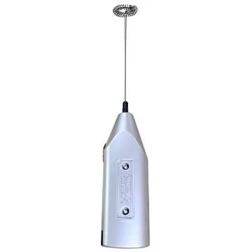 Milk Coffee Frother Electric, Handheld Foam Maker Milk Coffee Whisk Foamer Blender, Drink Mixer Frothing Frother Wand for Coffee, Chocolate, Latte, Capuccino, Milk Tea, Coconut Milk, Keto Diet & Egg