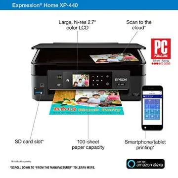 Epson XP-440 Wireless Photo Printer - Easy & Efficient
