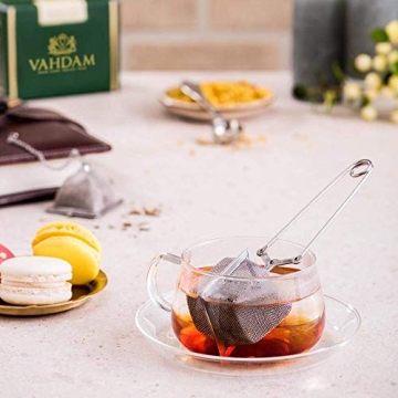 Glitter Borosilicate Glass Tea Cup & Saucer Set of 2