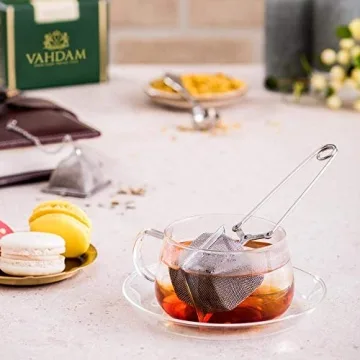 Glitter Borosilicate Glass Tea Cup & Saucer Set of 2