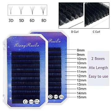 19pcs Eyelash Extension Practice Tool Set for Makeup Artists
