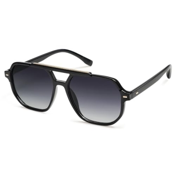 SOJOS Retro Trendy Aviator Polarized Sunglasses - Stylish UV Protection for All