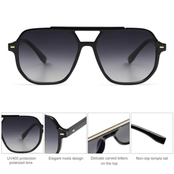 Shop SOJOS Retro Aviator Sunglasses for Men and Women