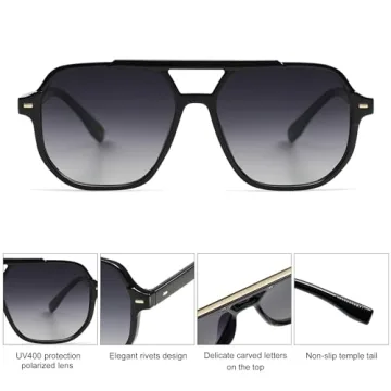 Shop SOJOS Retro Aviator Sunglasses for Men and Women