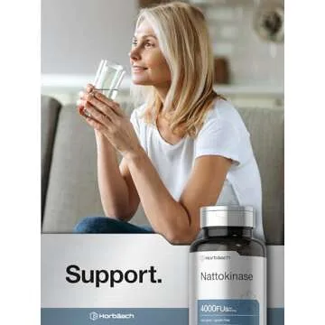 Horbäach Nattokinase 4000 FU | 150 Capsules, Gluten Free