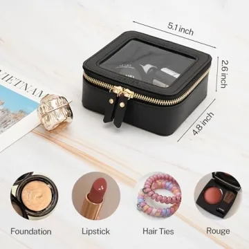 Aveniee Clear Makeup Bag - Travel Toiletry Essentials