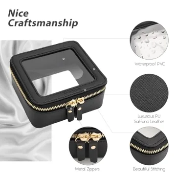 Aveniee Clear Makeup Bag - Travel Toiletry Essentials