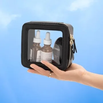 Aveniee Clear Makeup Bag - Travel Toiletry Essentials