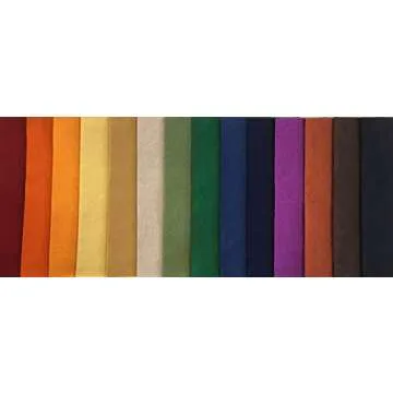 100% Wool Craft Felt - 14 Color Sheets - National NonWovens