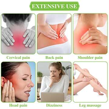 Geiserailie 2 Pieces Jade Combs Massage Stone Hair Gua Sha Scraping Scalp Comb Facial Massage Tool Multifunctional Handheld Head Tools Head Caring Head Therapy Mother's Day Gift(Elegant Style)