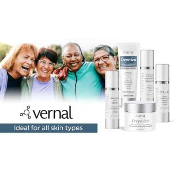 Vernal’s 100% Pure Hyaluronic Acid Serum – Rich With Vitamins C, E and Age-Defying Antioxidants - Anti Wrinkle, Anti Aging Face Serum that Lifts and Firms Skin, Made in USA