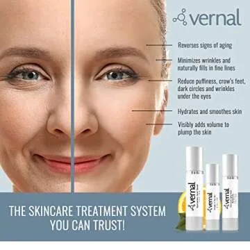 Vernal’s 100% Pure Hyaluronic Acid Serum – Rich With Vitamins C, E and Age-Defying Antioxidants - Anti Wrinkle, Anti Aging Face Serum that Lifts and Firms Skin, Made in USA