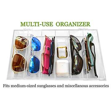 xchangeables Organizer for Apple Watch Bands Case, Sunglasses, Jewelries & Accessories Holder