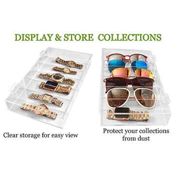 xchangeables Organizer for Apple Watch Bands Case, Sunglasses, Jewelries & Accessories Holder