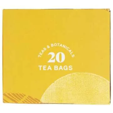 Allegro Organic Lemon Ginger Tulsi Tea Bags - Soothing & Delicious