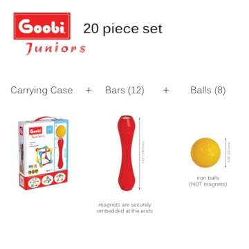 Goobi 20 Piece Construction Set for Creative Learning