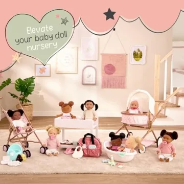 LullaBaby Play & Care Set - 9-Pc Doll Accessories for Kids