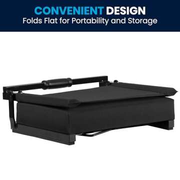 Flash Furniture Portable Stadium Seat - Comfort & Portability