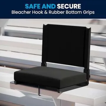 Flash Furniture Portable Stadium Seat - Comfort & Portability