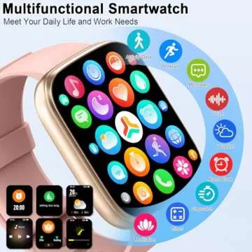 Cillso 1.95" Smart Watch for Women with Bluetooth Calling