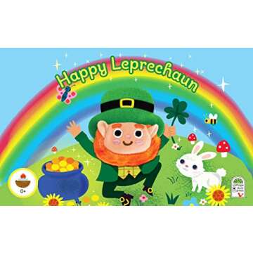 Happy Leprechaun Finger Puppet Plush St. Patrick's Day Board Book Ages 0-4 (Finger Puppet Board Book)