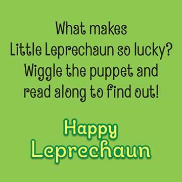 Happy Leprechaun Finger Puppet Plush St. Patrick's Day Board Book Ages 0-4 (Finger Puppet Board Book)
