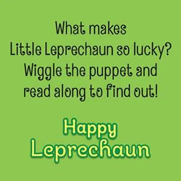 Happy Leprechaun Finger Puppet Book for Ages 0-4