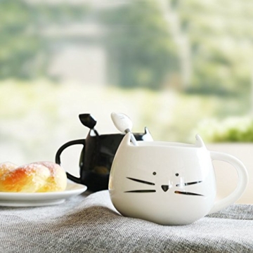 Koolkatkoo Cute Cat Mug Set for Cat Lovers 12 oz