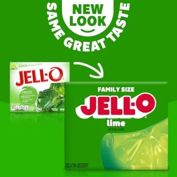 Jell-O Lime Gelatin Dessert Mix - Refreshing & Fun